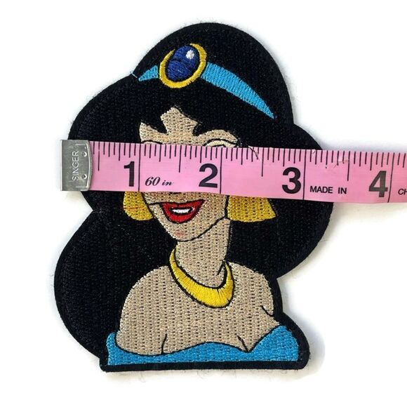 Jasmine Aladdin Princess Large Embroidered Patch - Picture 3 of 4